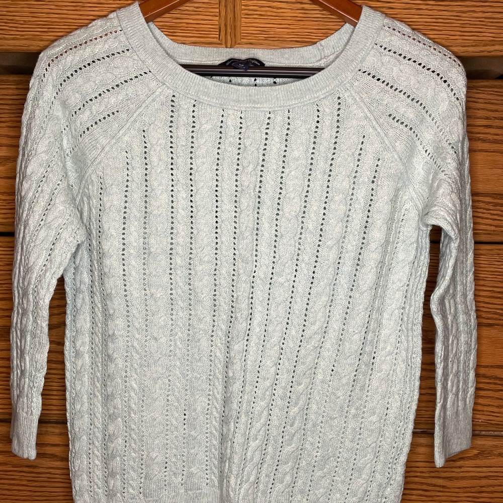 Light Blue American Eagle Outfitters Sweater